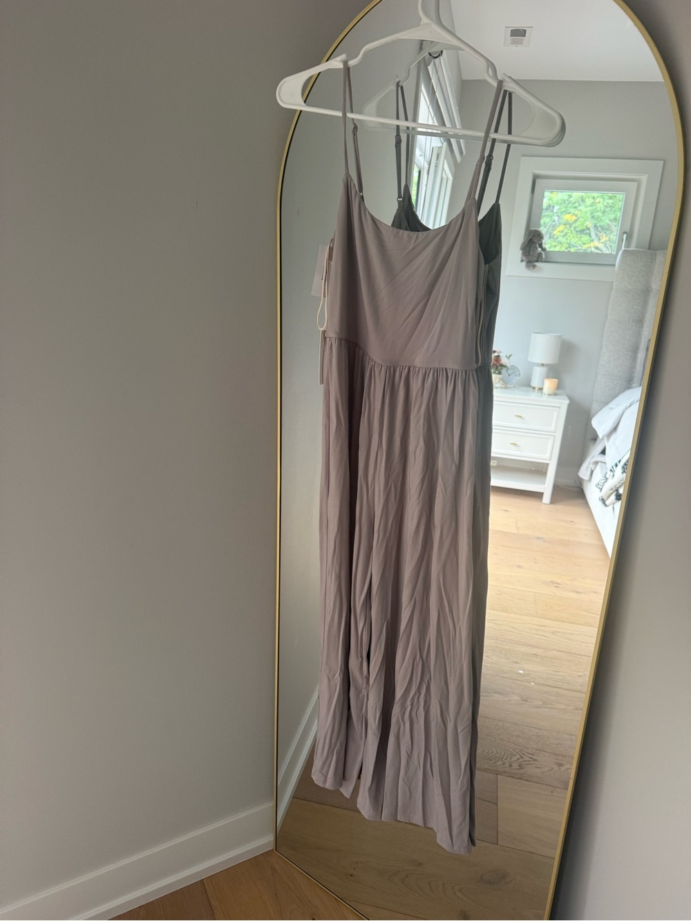 Women's Sleeveless romper in Dusty Mauve